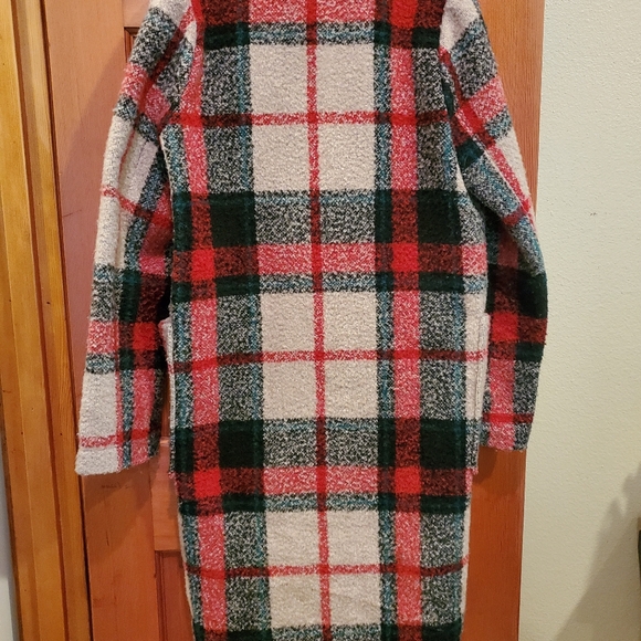 Awesome full length plaid Zara coat - Picture 4 of 4